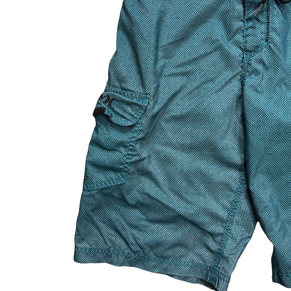 Hurley Men's Geometric Swim Shorts Size 33 - Picture 4 of 7